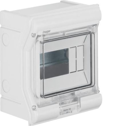 Hager VE106SN small distribution board Vector IP65 6PLE