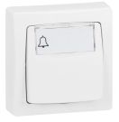 Legrand 086009 AP doorbell button, (white)