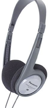 Panasonic RP-HT090 Lightweight Headphones 5m Cable