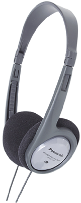 Panasonic RP-HT090 Lightweight Headphones 5m Cable