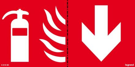 Legrand 661690 Pictogram FIRE EXTINGUISHER 100X200