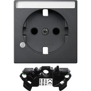 MERTEN MEG2333-0414 central plate anthracite System M