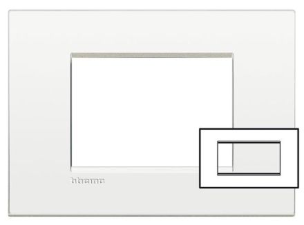 Bticino LNC4804BN LL-AIR frame PURE WHITE 4-MOD , (white)