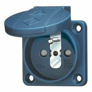 Mennekes 11161 16A 2-pole +E 230V blue wall socket SCHUKO