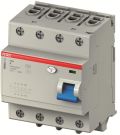 ABB Stotz-Kontakt F404A63/0.3, residual current circuit breaker 63A,0.3mA,400VAC,50Hz,4P,pluggable, 2CCF544130E0630