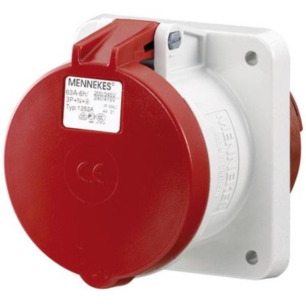 Mennekes 1252A 63A5P 6H400V TA IP44 CEE surface-mounted box