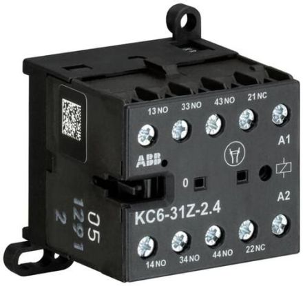 ABB Stotz-Kontakt GJH1213001R2314 KC6-31Z-24 100V DC miniature auxiliary contactor