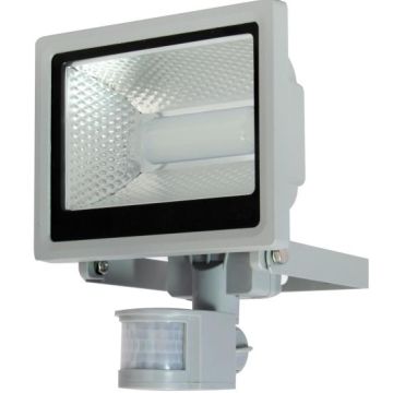 Megaman MT69264 LED ceiling light BOBB Fl. with sensor IP54 silver 20W 740