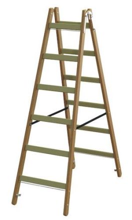 PROTEC.class PHSPSL26 rung stepladder 2x6 wooden stepladder