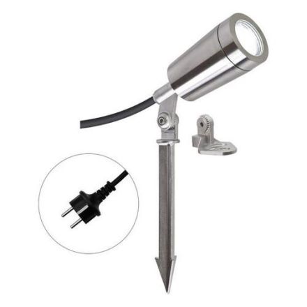 EVN L651023504 400lm Schuko plug EDS IP65 5.5W 4000K LED garden spotlight