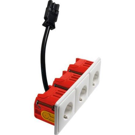 Hochköpper 00075891 H 80.6613/673.02 GE30 BW 3-way Badora socket SCHUKO