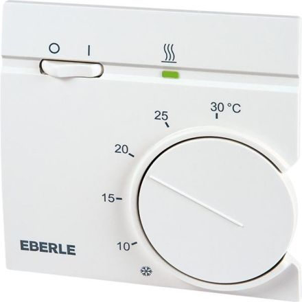 Eberle 121171951100 Room temperature controller RTR9725 1W pure white with reduction