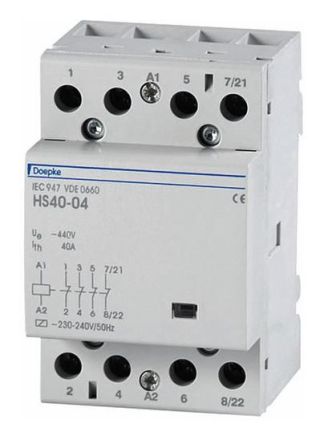 Doepke HS 3-024AC/40-04 installation contactor, 09980436