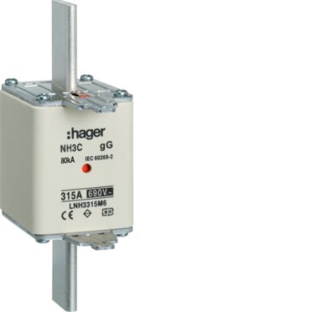 Hager LNH3315M6 NH fuse link NH3 gG 690V 315A K-detector