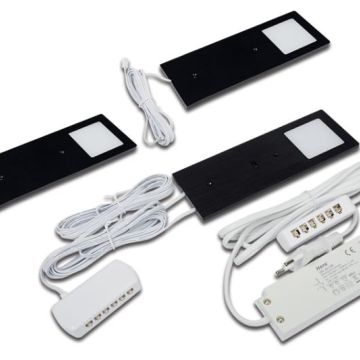 Hera PAD3.20 PAD set of 3 black, Black