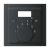 Busch-Jaeger 1795 TA-775 central plate, for room temperature controller, matt black