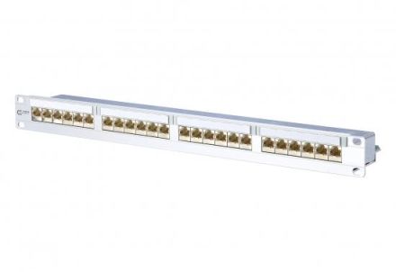 METZ CONNECT 1HE 24xE-DATdesign 8 (8) 19' patch panel, 130853-E
