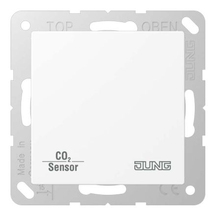 JUNG CO2A2178BFWWM KNX CO2 sensor series A | Thermoplastic | snow white matt