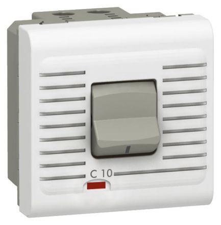 Legrand 077521 circuit breaker MOSAIC 1+N C10A 2mod ws