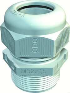 OBO Bettermann V-TEC VM long M25 black cable gland, 2022970