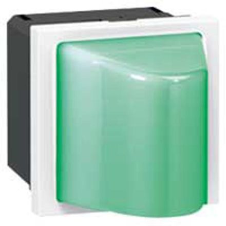 Legrand 078572 signal light MOSAIC gn 230V 2mod ws, (green)