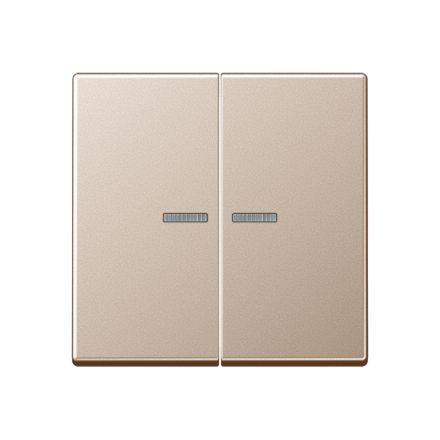 JUNG BTA17102CH push button sensor JUNG HOME series A | 2-fold | champagne