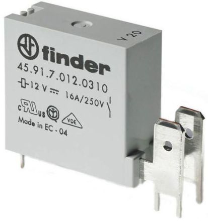 Finder 45.91.7.012.0311 PCB relay