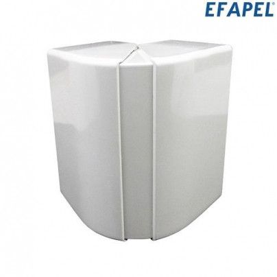 EFAPEL VARIABLE OUTSIDE ANGLE F/110X50 TRUNK WHITE