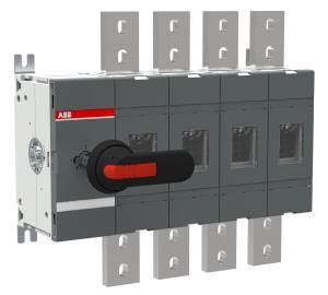 ABB Stotz-Kontakt OT1600EP04P, earthing switch 4-pole with handle and shaft Icw/1s 50 kA, Icw/0.25s 50kA, Icm 92kA, 1SCA118456R1001