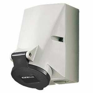 Mennekes 1040 wall socket 32A 7-pin 7h 500V IP44