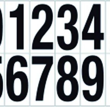 Fluolite 28990450 Number set QUADRO-LITE DS 0-9