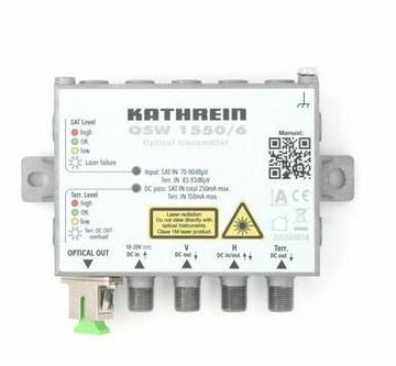 Kathrein 205500014 Optical transmitter OSW 1550/6
