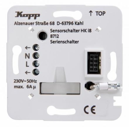 Kopp 871200010 UP HKi8 series switch 6A power unit