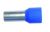 PROTEC.class 05101574 Wire end ferrules PAEH 250/18 blue insulated VE100 2.5qmm/18mm (100pcs)