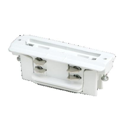 Ivela 444561 track system 3-phase 230V longitudinal connector, white