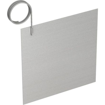 Pröpster 110 140 St/tZn 500x500x3mm with connecting lug earthing plate