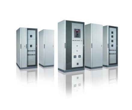 ABB Striebel & John P512T6G frame with rear wall, 5-field wide, 12 grid units/ , 1STQ001079M0000