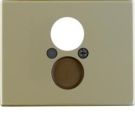 Berker 11840001 Central piece for loudspeaker socket light bronze, metal Berker Arsys