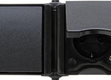 Kopp 139405000 proAQA horizontal black on/off switch