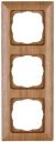 Kopp 306730069 MILANO 3-way oak cover frame