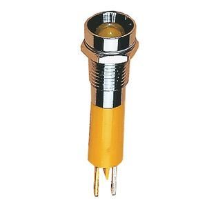 Scharnberger & Hasenbein 38102 inner reflector 5mm 24-28VDC yellow LED lamp