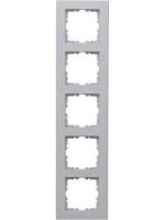 Kopp 407234000 HK07 PURE 5-way grey matt cover frame