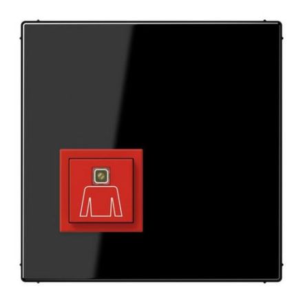 Jung NRSLS0834RTSW emergency call system call button, LS series, black