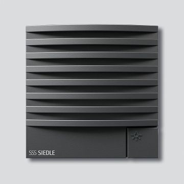 Siedle TLM 611-02 DG door loudspeaker module 6+n in dark grey mica