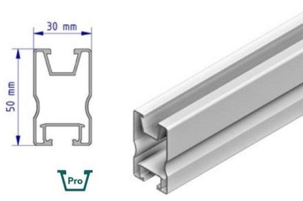 Schletter Solar 120021-04750 Pro50 4750mm module support profile