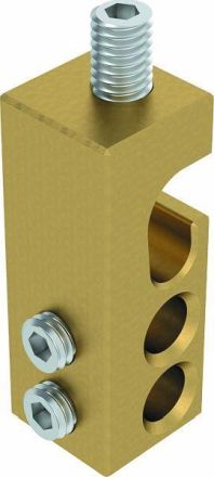 OBO Bettermann 6049276 for conductor rope single 25mm brass CuZn connection terminal