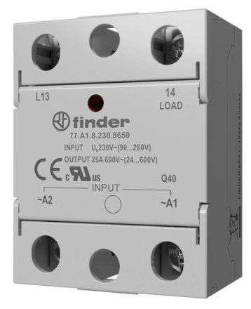Finder 77.A1.8.230.8250 load relay 25 A/24 to 280 V AC Electronic
