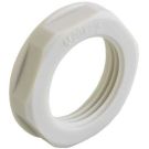 Kaiser 8255.40 M40x1.5 plastic with flange light grey lock nut