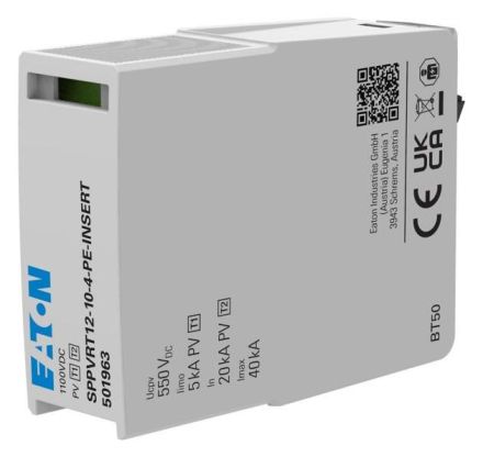 Eaton EP-501963 PV surge protection Multi MPPT 1000V K1 and 2 combo tested.