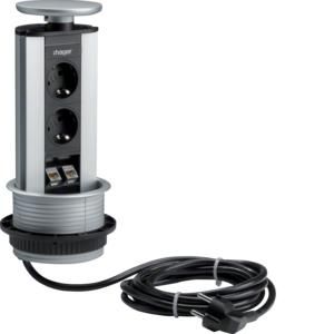 TEHALIT G7044LAN built-in connection unit 2xSCHUKO 1xRJ45